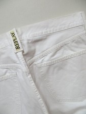 Replay 901 SHORT Jeans Hose W 36 Weiß ! Old School colored white Vintage Denim !
