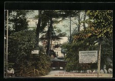 Reinbek, Gasthaus Jaegersbronnen von Rich. Pichinot, Ansichtskarte 1910 