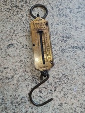 Vintage Messing Salter 25lb Taschenwaage Waage Nummer 3