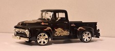 Maßstab 1:18 1956 Ford F-100 Pickup Truck und Chopper Set Old School Diecast Modell