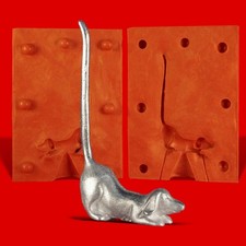 Zinngießform Ringhalter Hund