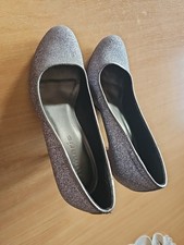 Pumps Silber Glitzer Größe 40 Tamaris