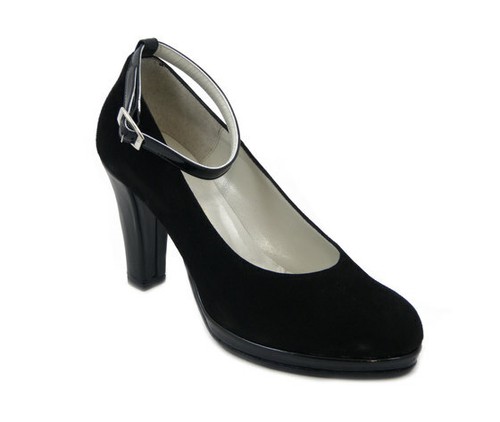Bequeme wildleder pumps mit - wildleder-pumps,