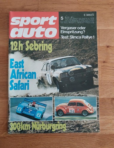Sport auto 1972 simca - auto, 05/1972
