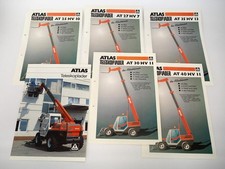 Atlas AT ATL 25 27 30 35 40 HV Teleskoplader 6x Prospekt 1980/90er Jahre