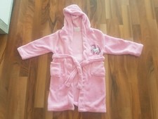 Bademantel pink flauschig weich 104 m. Motiv Pferd Kapuze Morgenmantel neuwertig