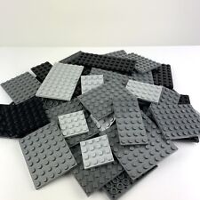 LEGO 30x Platten Bauplatten Grau Schwarz verschiedene Größen - Star Wars Ritter