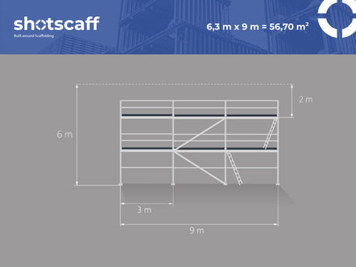 Neu typ rux 57m2 gerüst - gerüst, scaff
