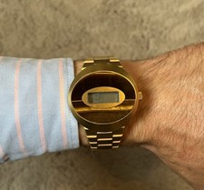 Delvina Richard Quartz Uhr 10 Micron Vergoldet Super Rar Aus Sammlung