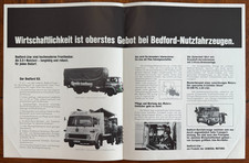 Prospekt GM General Motors BEDFORD Lastkraftwagen Programm Lkw Typ KD Modelle