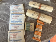 KONVOLUT DDR VERBANDMATERIAL VERBANDPÄCKCHEN NVA noch in OVP