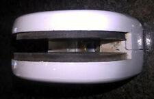 Glashalter halbrund 60/60 mm mit flachem Ansatz, 41 Stück vorhanden, Glasklemme