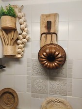 Antike Kupfer Backform