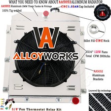 4 Row Radiator Shroud 16"Fan