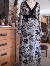 Ein Traumkleid  Sommer viel Stoff  Art Scherpe Gr 36/38 Floral ausgefallen schön