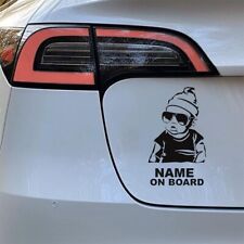 Baby on Board Name - Aufkleber