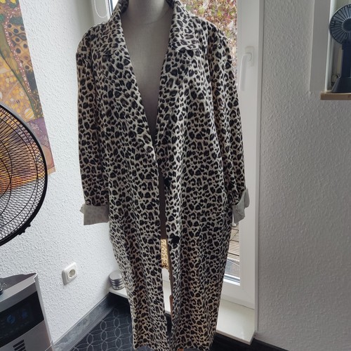 Sommermantel leoprint 4xl - sommermantel,