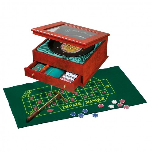 Roulette set holzkassette - roulette,