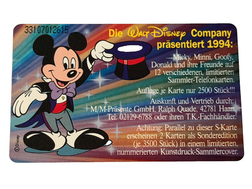 Telefon karte unbenutzt - unbenutzt, s