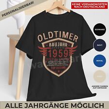 66. Geburtstag Geschenk Herren T-Shirt/ Damen T-Shirt Oldtimer Jahrgang 1959