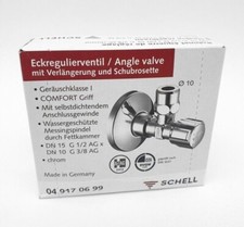 Eckventil Schell Original DN 15 mit ASAG  049170699