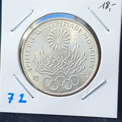 Brd gedenkmünze 1972 - gedenkmünze,
