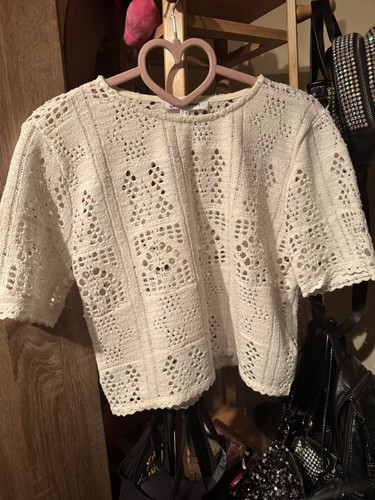Weißes damen shirt mit - weißes,