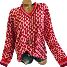 Zwillingsherz Tunika Bluse Damen Shirt Graphisch  Langarm S bis XL (1 633) NEU