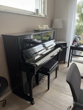 Original Seiler Klavier Konsole 123  cm hoch mit Damp Chaser