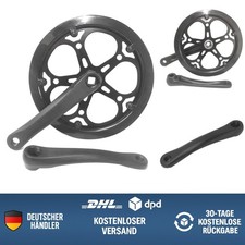 LEWITORS Single Speed Kurbelgarnitur 52T 170Mm Fahrrad-Faltrad-Kurbelgarnitur