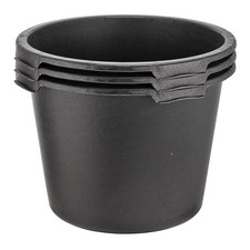 3x Mörtelkübel rund 40 Liter Pflanzkübel Baueimer Mörtelwanne Zementkübel Kübel