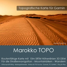 Marokko Topo Karte 10m