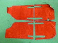Original Mercedes-Benz Fußmatten Bodenbelag rot 300SL Flügeltürer/Cabrio R198 