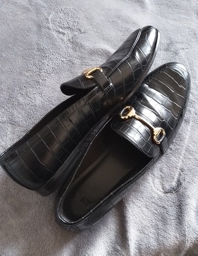 Loafer mit krokoprägung - h&m,