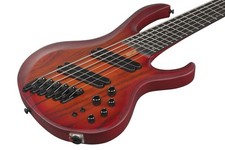 IBANEZ Bass Workshop BTB866MS-BRF Brown Topaz Burst Flat E-Bass 6-String+Koffer