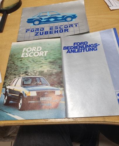 Ford escort betriebsanleitung - ford,