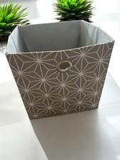 Aufbewahrungsbox Ordnungsbox Griff Regalaufbewahrungsbox grau Stoffkiste Kallax