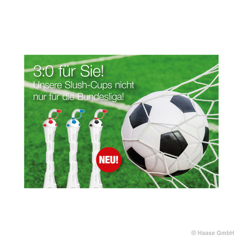 Fußball cups 54 stück - 0,4l,