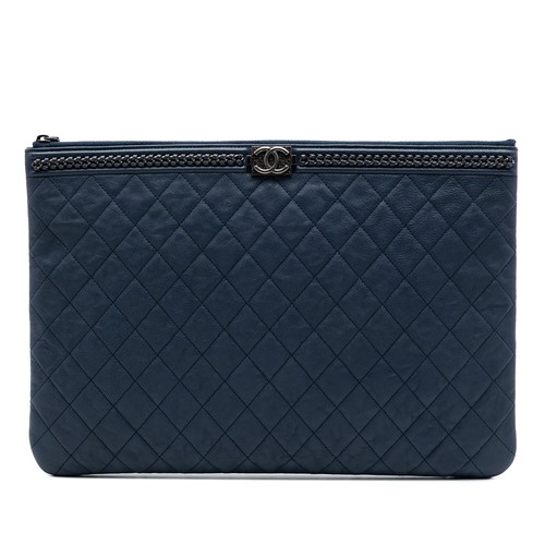 Chanel large quilted calfskin - large,