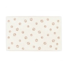 Cawö Badematte Duschvorleger We love Dogs 6247-33 Pfoten Beige 50x80