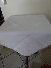 Schöne Leinen Mitteldecke