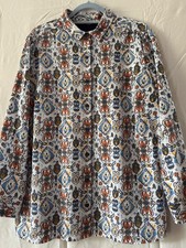 Walbusch leichte Flanellbluse Gr. 48, easycare (bügelfrei)