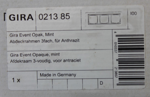 Abdeckrahmen fach opak - abdeckrahmen,