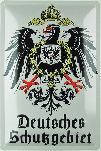 Blechschild 20x30cm gewölbt