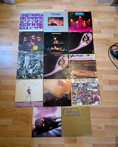 Deep purple vinyl - deep,
