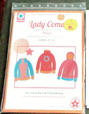 B) Schnittmuster Damen  Hoodie   Gr 34,36,38,40,42,44