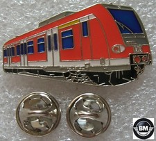 Pin Anstecker S-Bahn Stadtbahn rot Zug Eisenbahn Railway Tram  Art. 6317