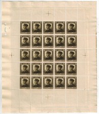 Monaco kompletter Bogen der Briefmarke Nr. 54 x 25 postfrisch ** postfrisch