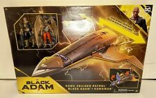 Black Adam Hawk Cruiser Patrol Schiff & zwei Actionfiguren Brandneu & Versiegelt.