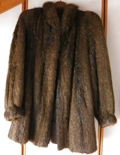 Elegante Nutria Pelzjacke -